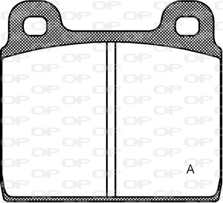 OPEN PARTS Jarrupala, levyjarru BPA0002.20